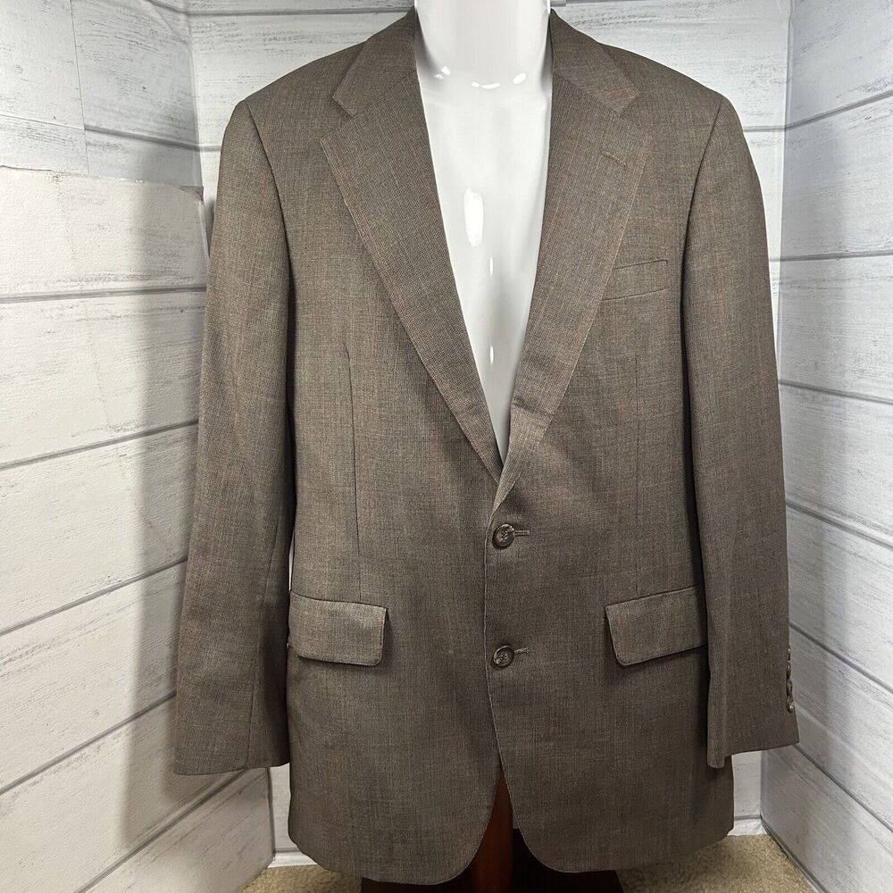 Palm Beach Martin's Georgia Vintage Men's Blazer Jacket Striped Brown 40R